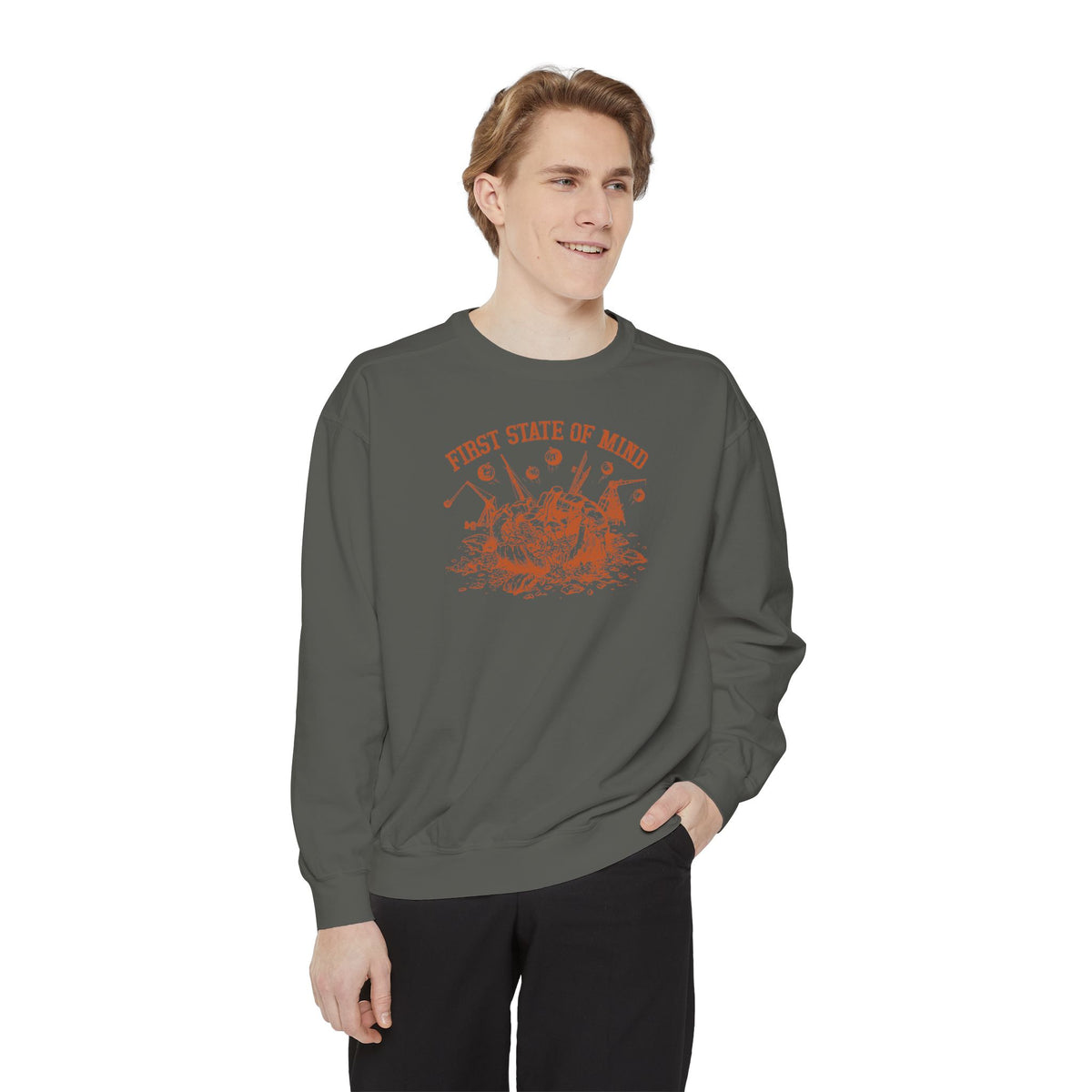 First State of Mind Delaware Pumpkin Chunkin Sweat Shirt