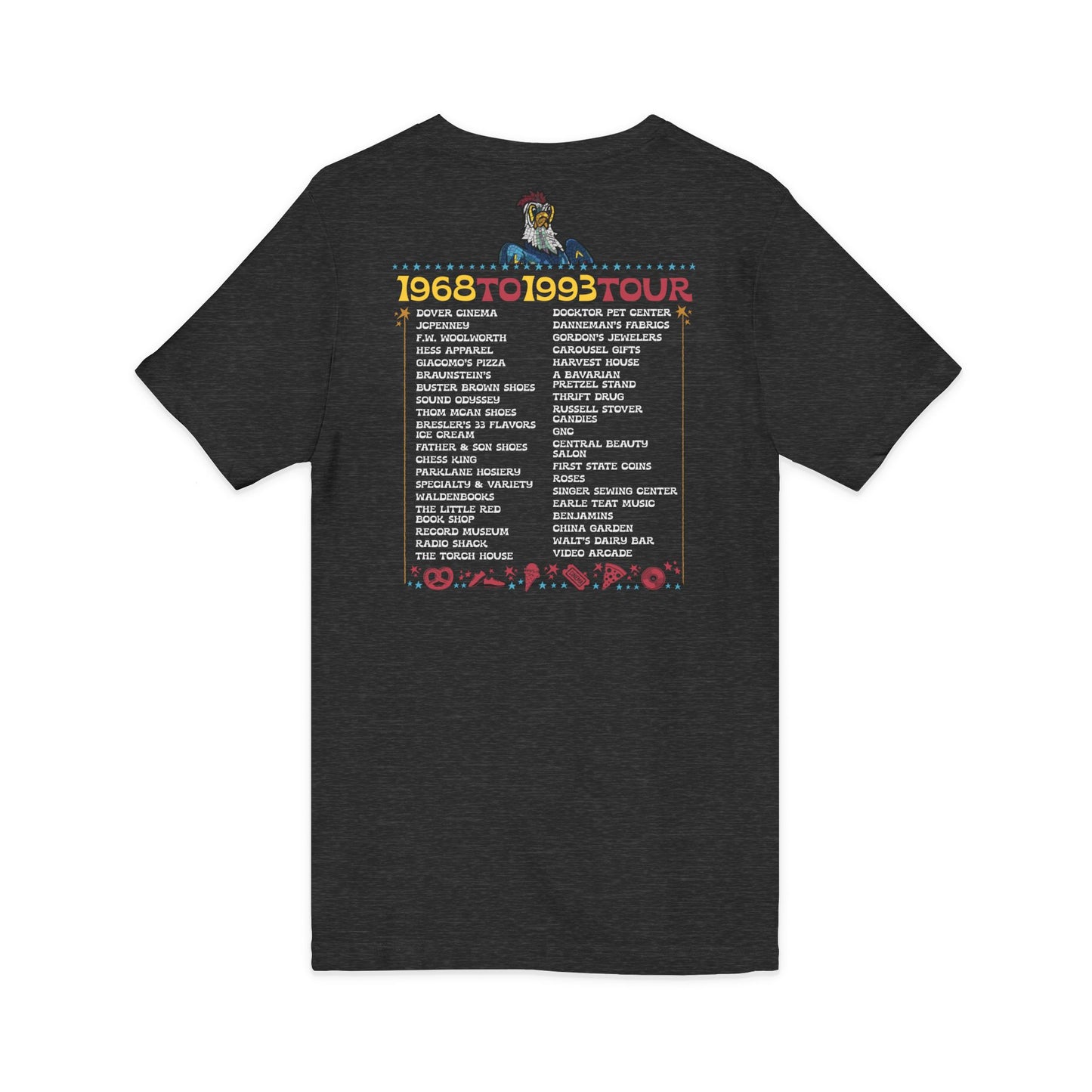 "Spent it All" Delaware Blue Hen Mall V-Neck Tee