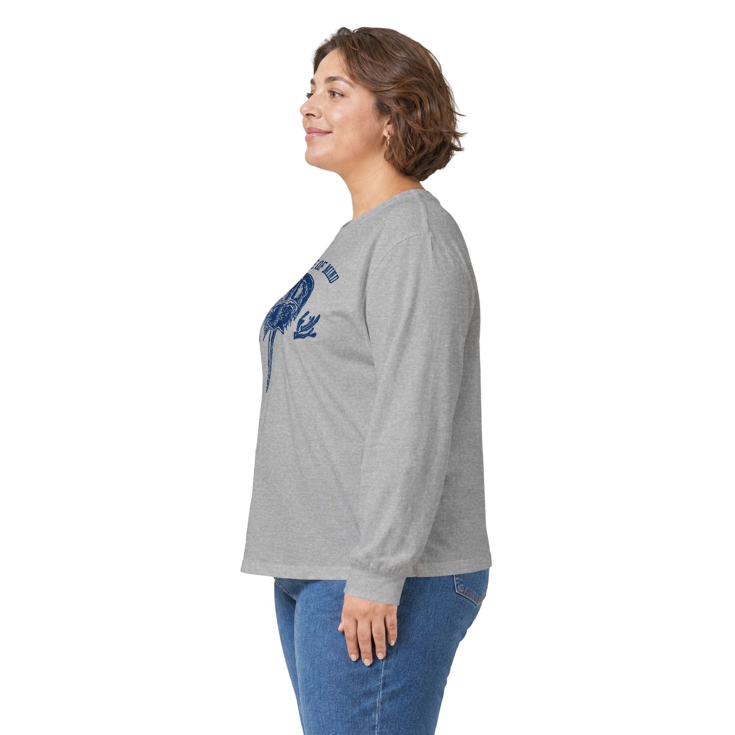 Delaware First State of Mind Horse Shoe Crab Cotton Long Sleeve Tee