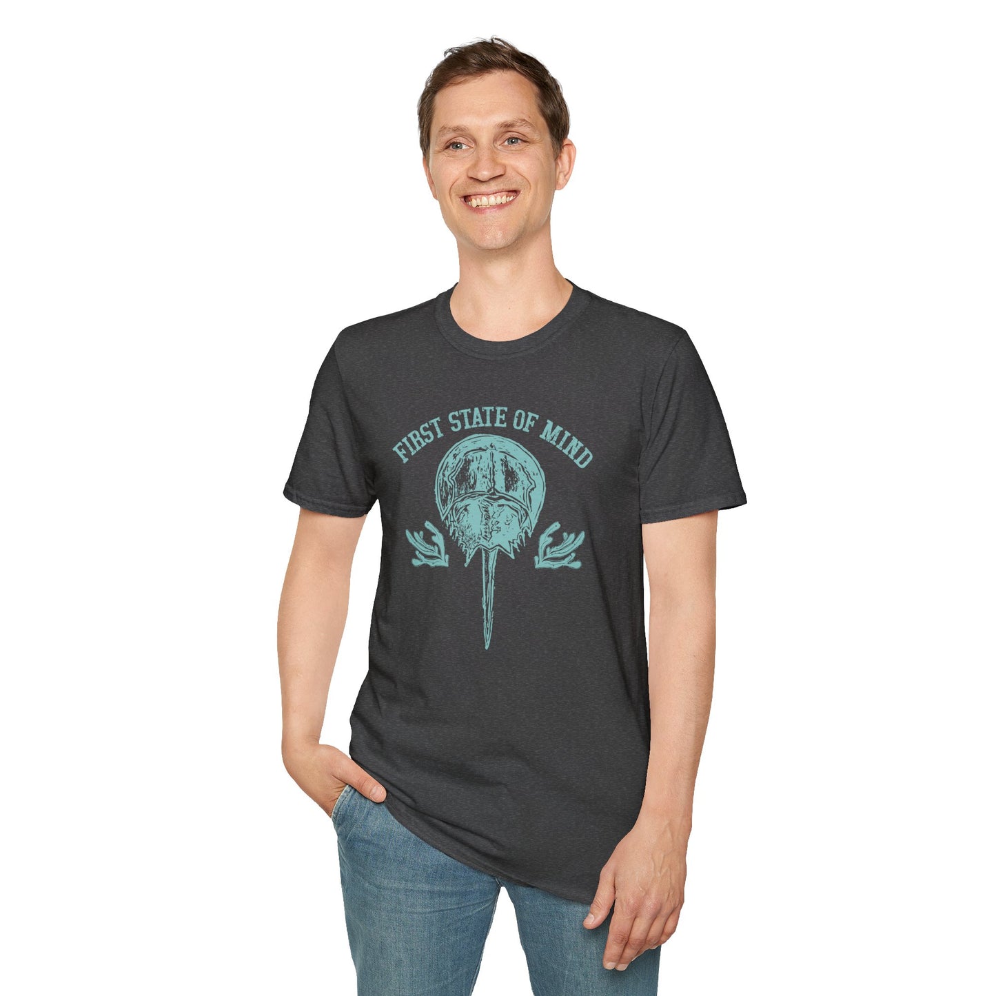 Delaware First State of Mind Horse Shoe Crab Tee