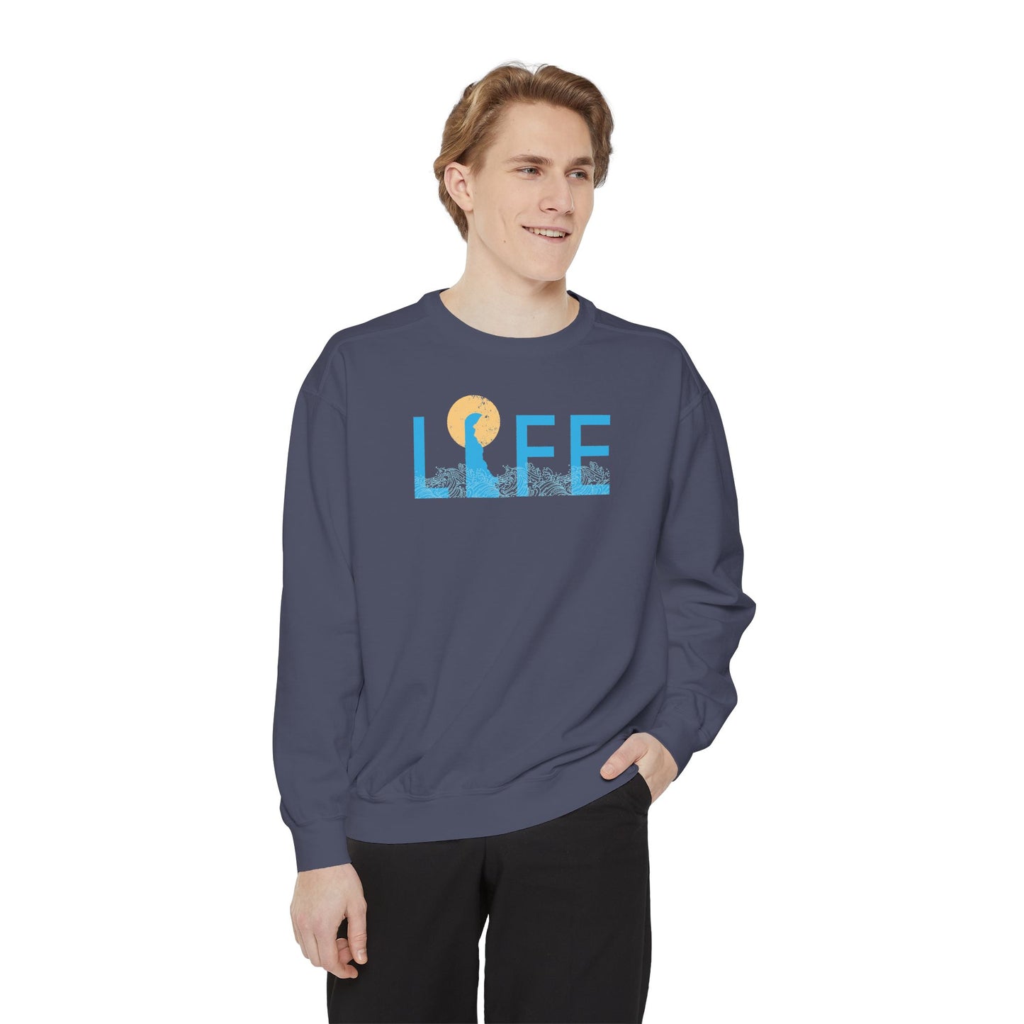 Delaware Life Unisex Garment-Dyed Sweatshirt