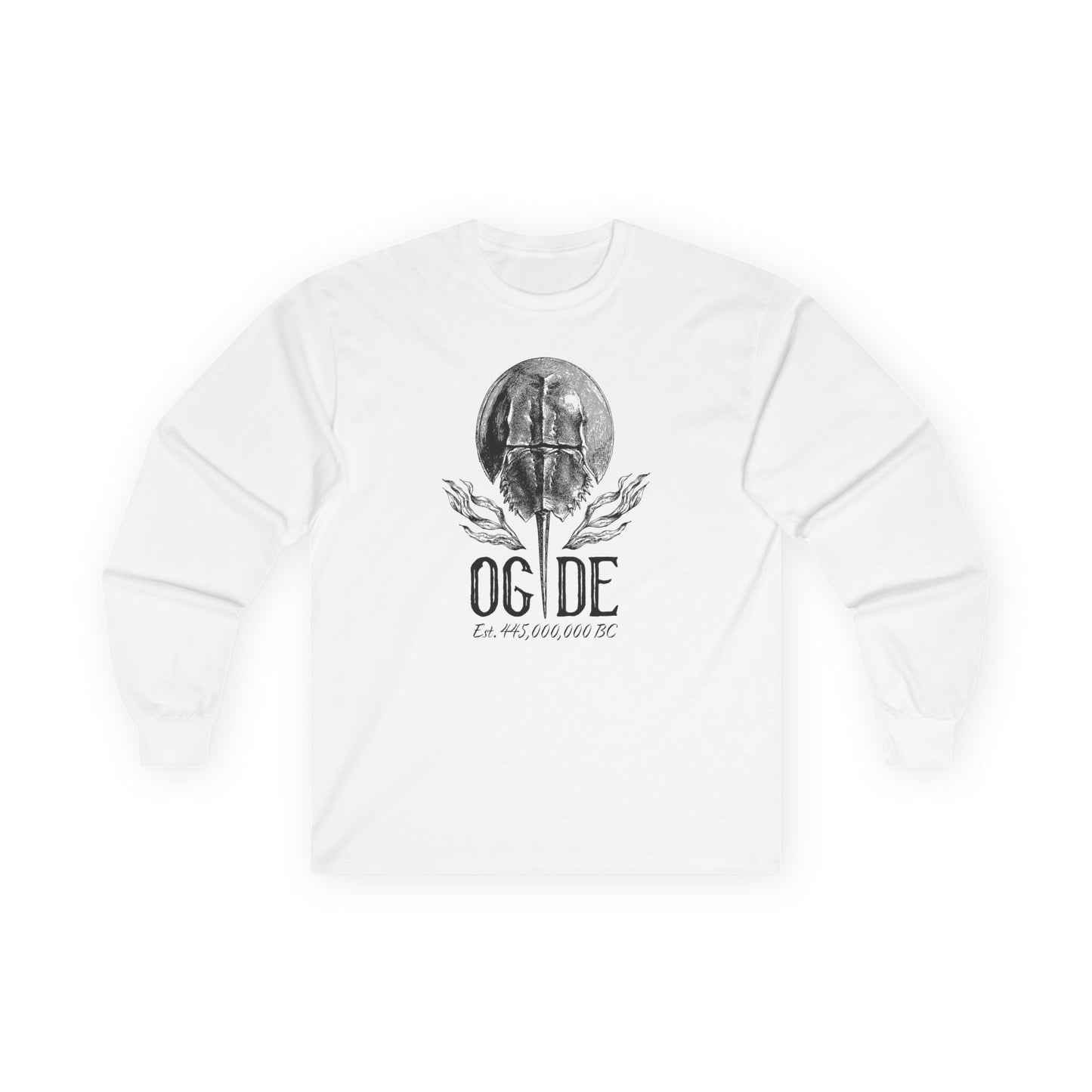 OG DE Horse Shoe Crab Cotton Long Sleeve Tee