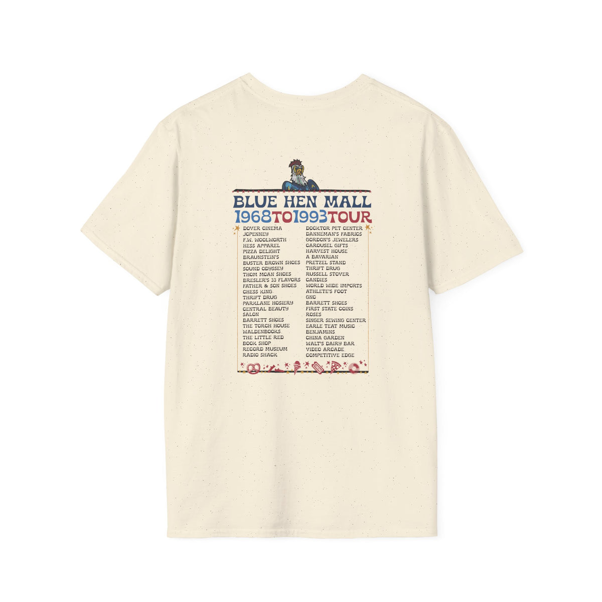 Where We Used To Roost - Dover Blue Hen Mall Tee