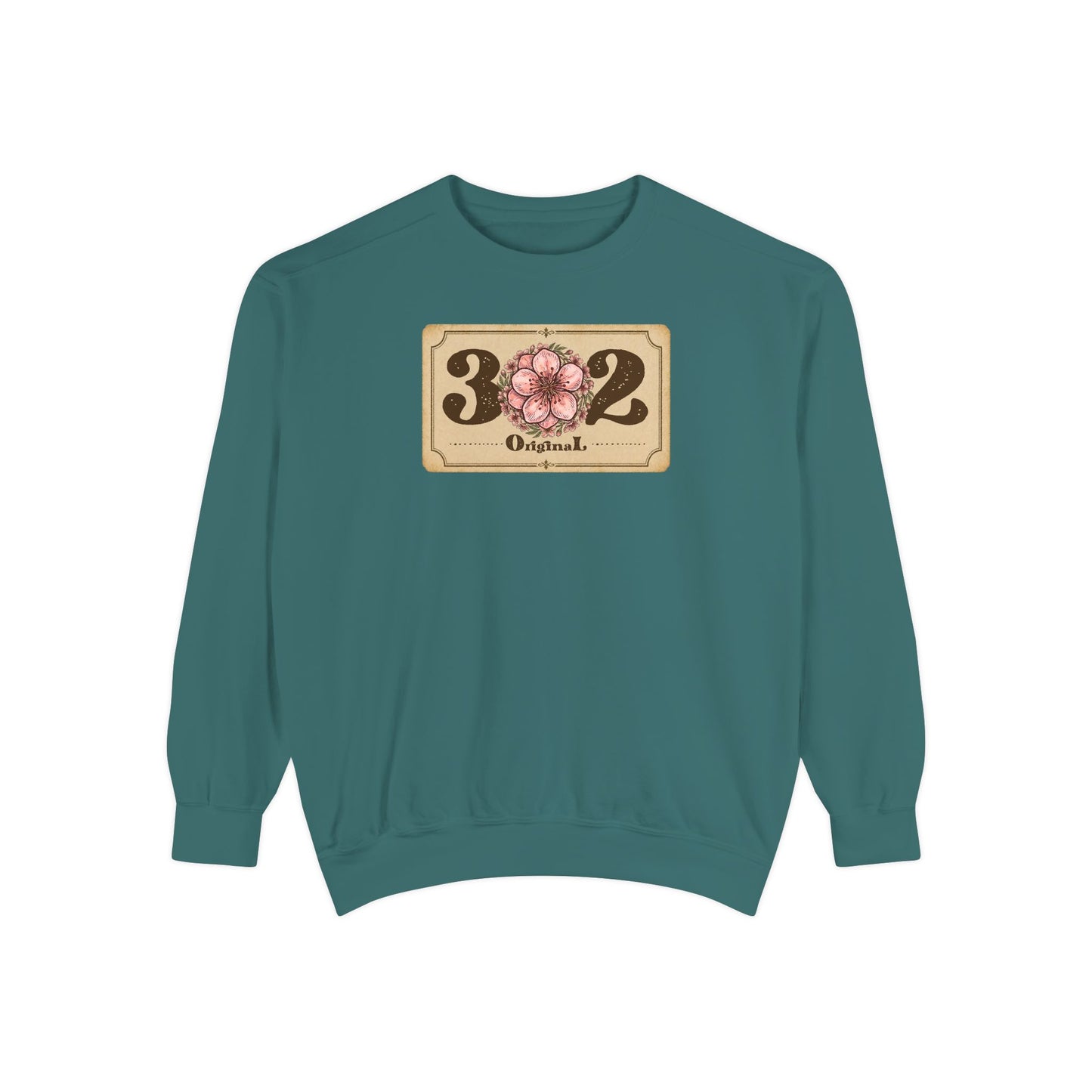 302 Delaware Peach Blossom Unisex Garment-Dyed Sweatshirt