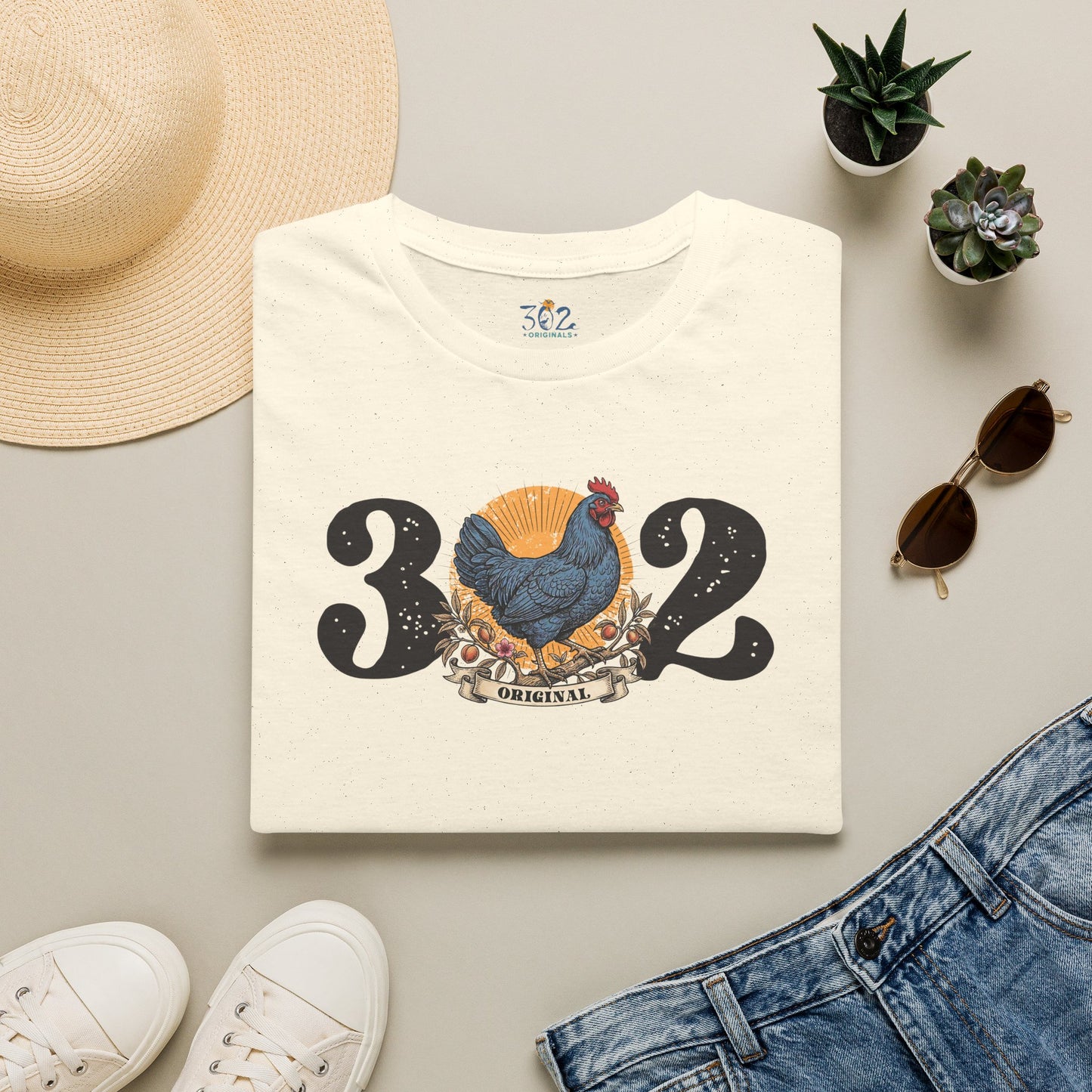 302 Originals Delaware Blue Hen T Shirt