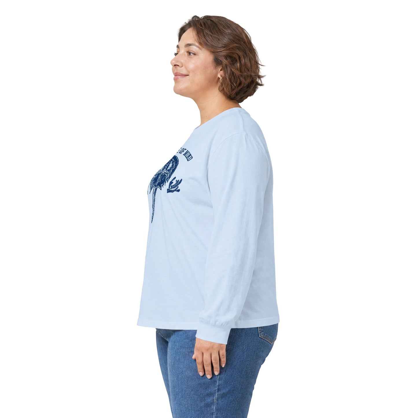 Delaware First State of Mind Horse Shoe Crab Cotton Long Sleeve Tee
