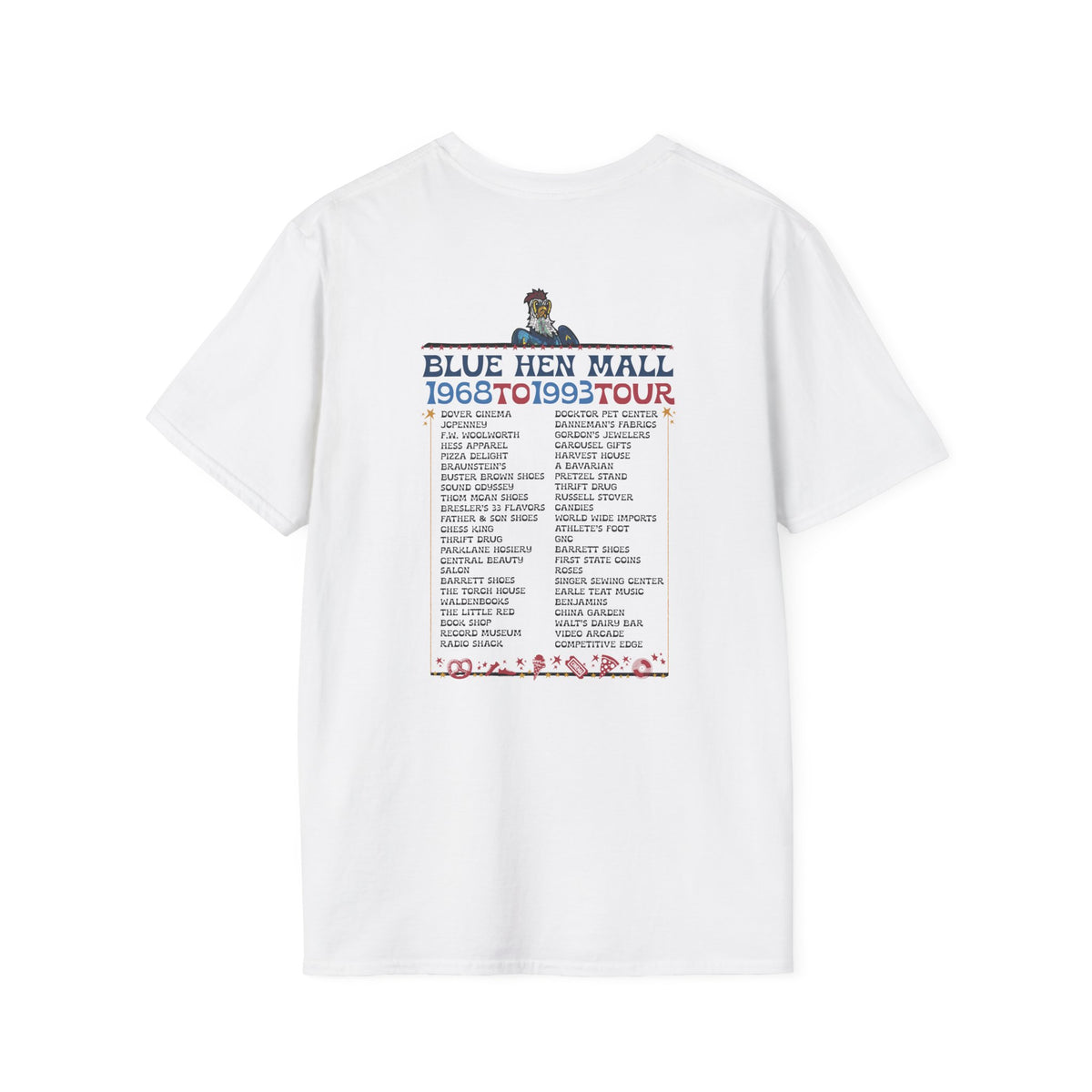 Where We Used To Roost - Dover Blue Hen Mall Tee