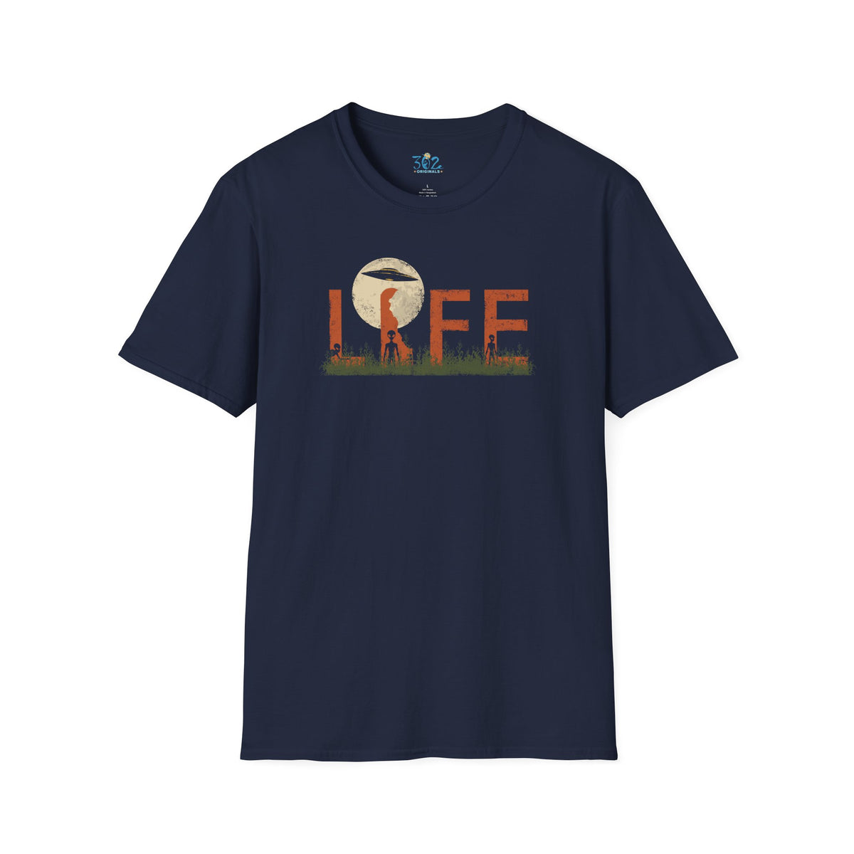 Delaware Alien LIFE Crewneck Tee | First State of Mind