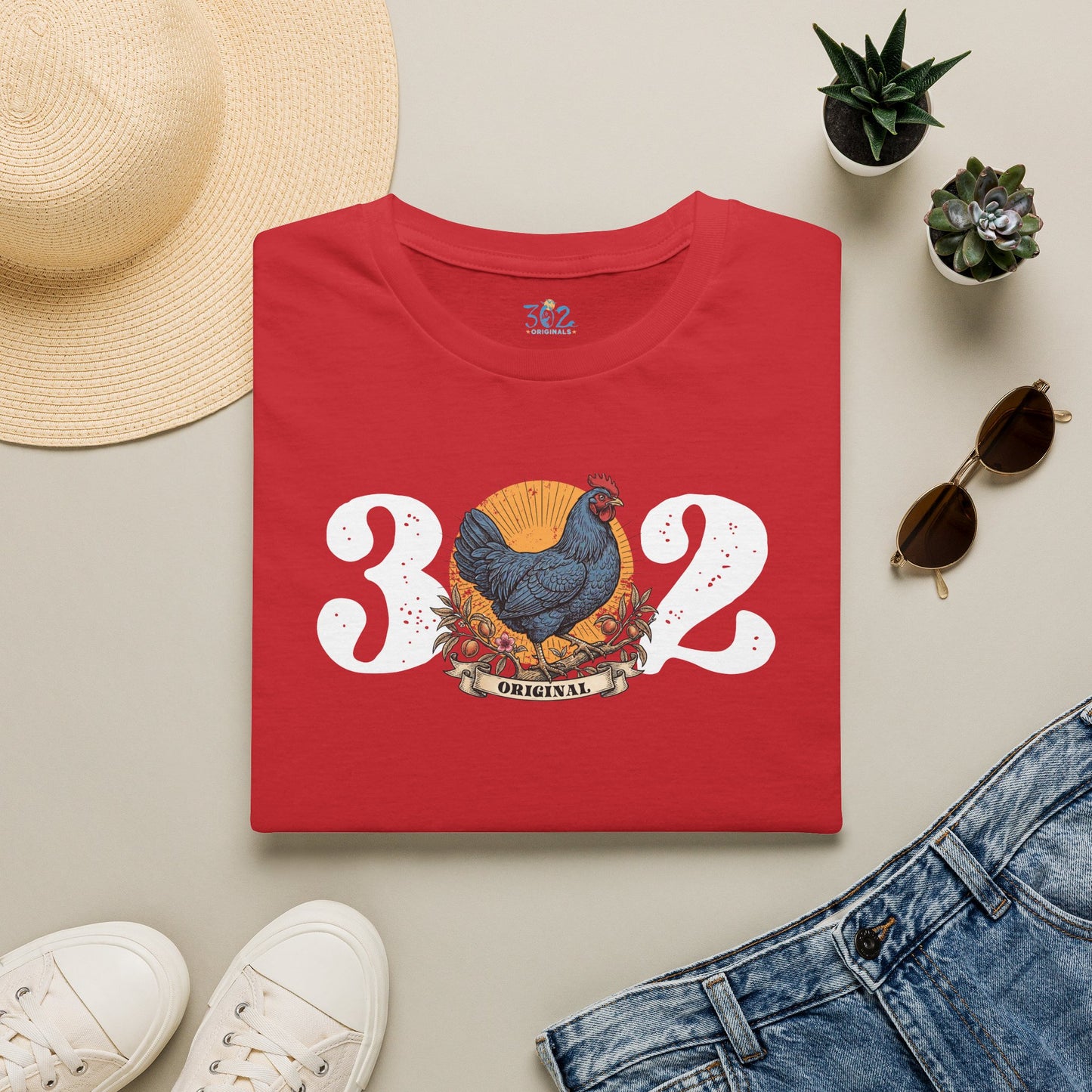 302 Originals Delaware Blue Hen T Shirt
