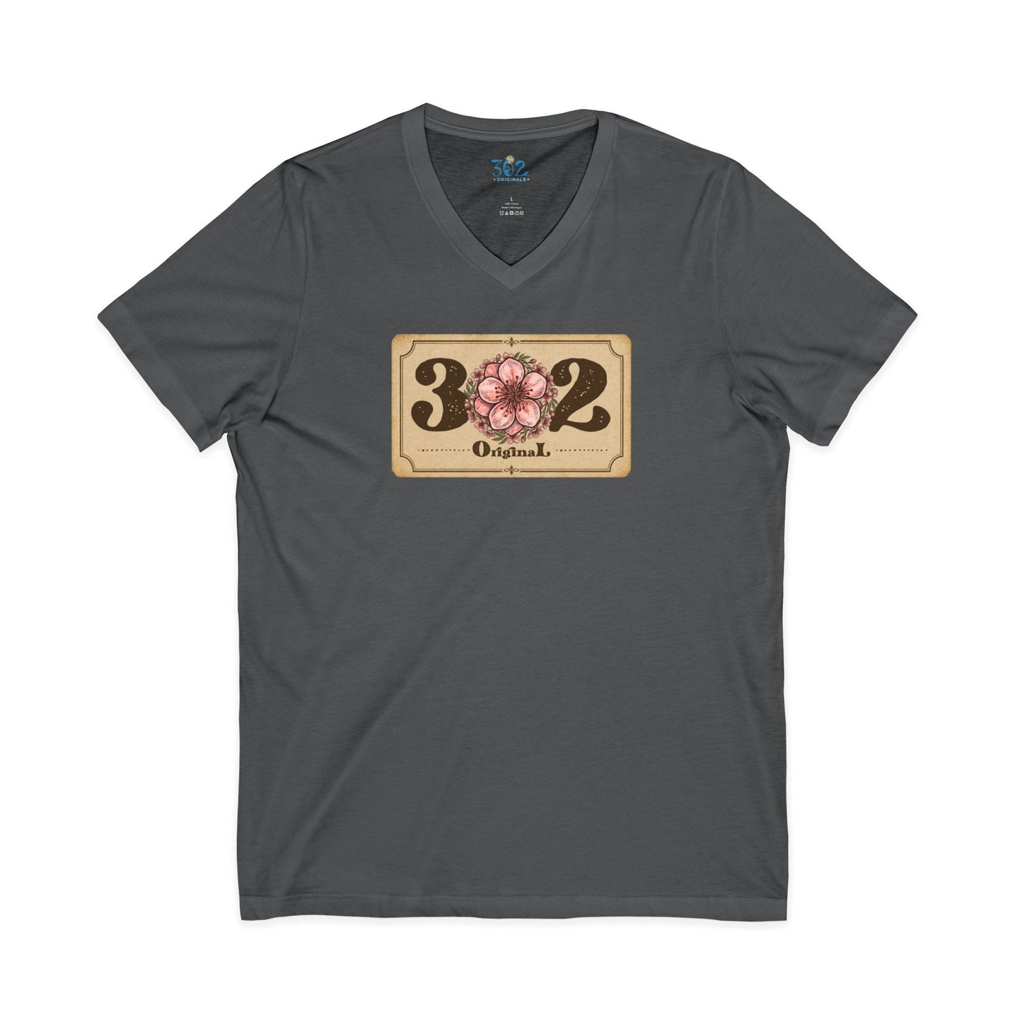 302 Delaware Peach Blossom V Neck