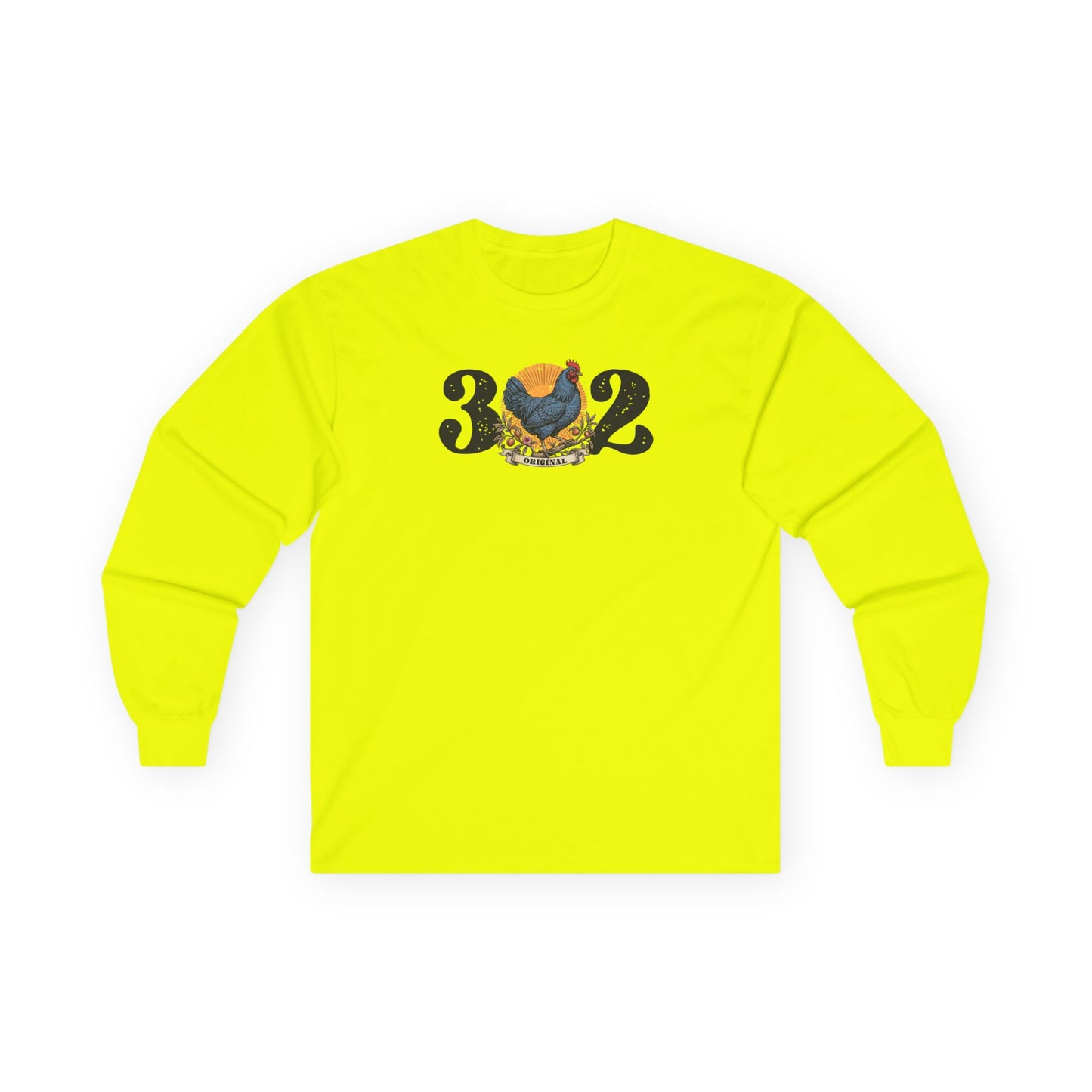 302 Delaware Blue Hen Long Sleeve Tee