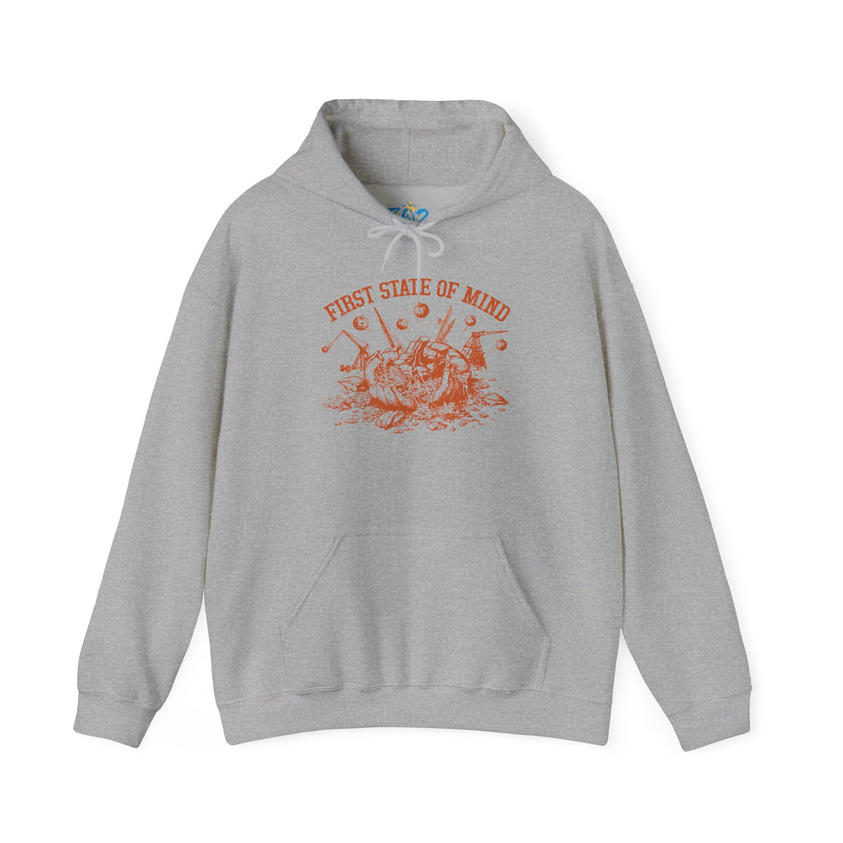 Delaware First State of Mind - Pumpkin Chunkin Hoodie
