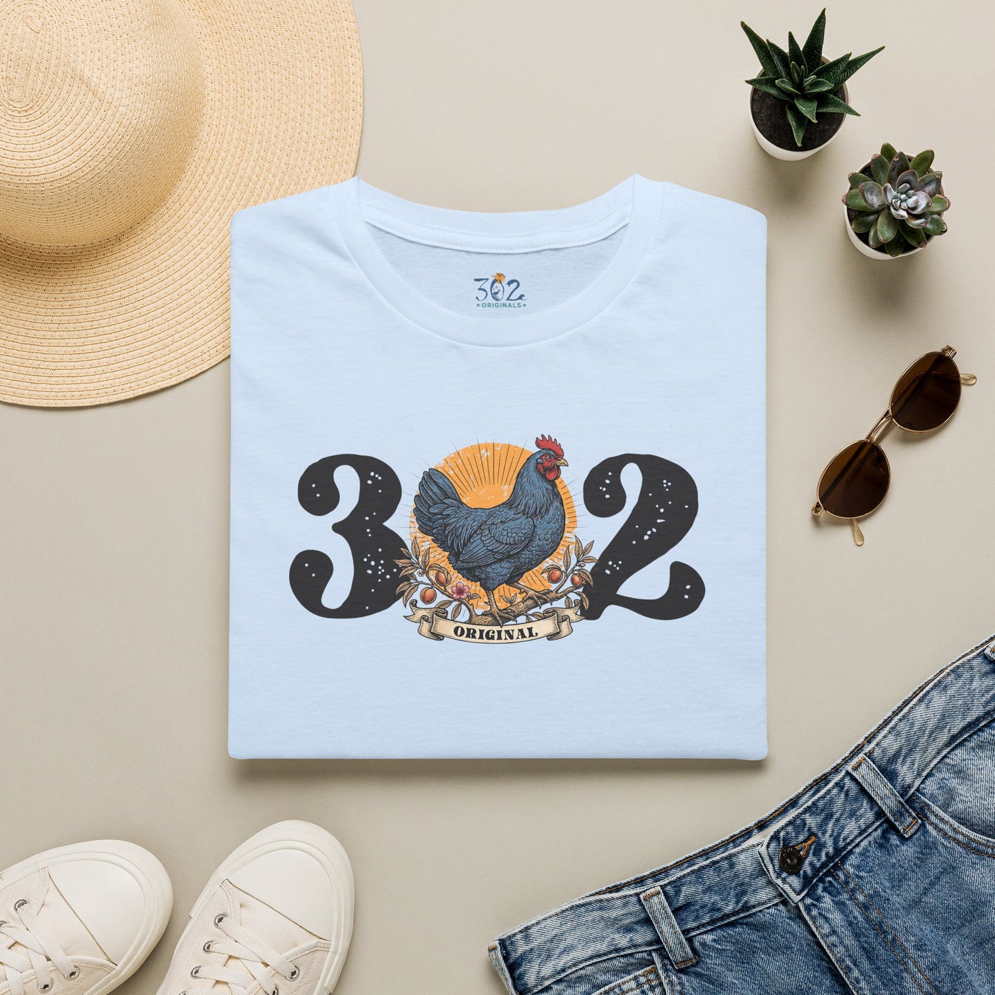 302 Originals Delaware Blue Hen T Shirt