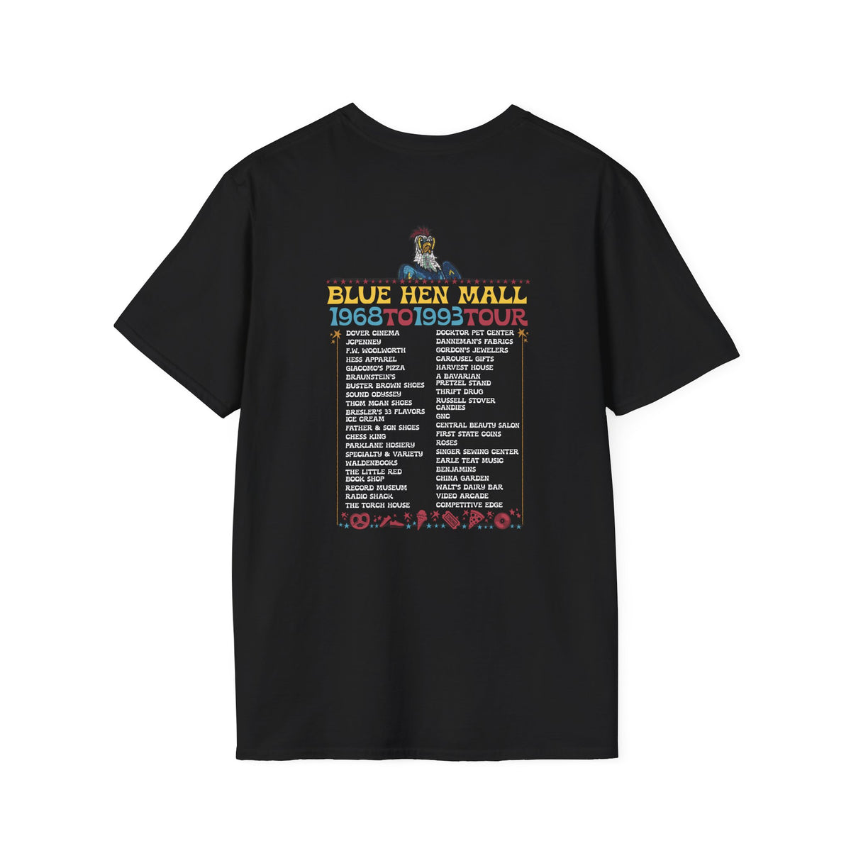Where We Used To Roost - Dover Blue Hen Mall Tee