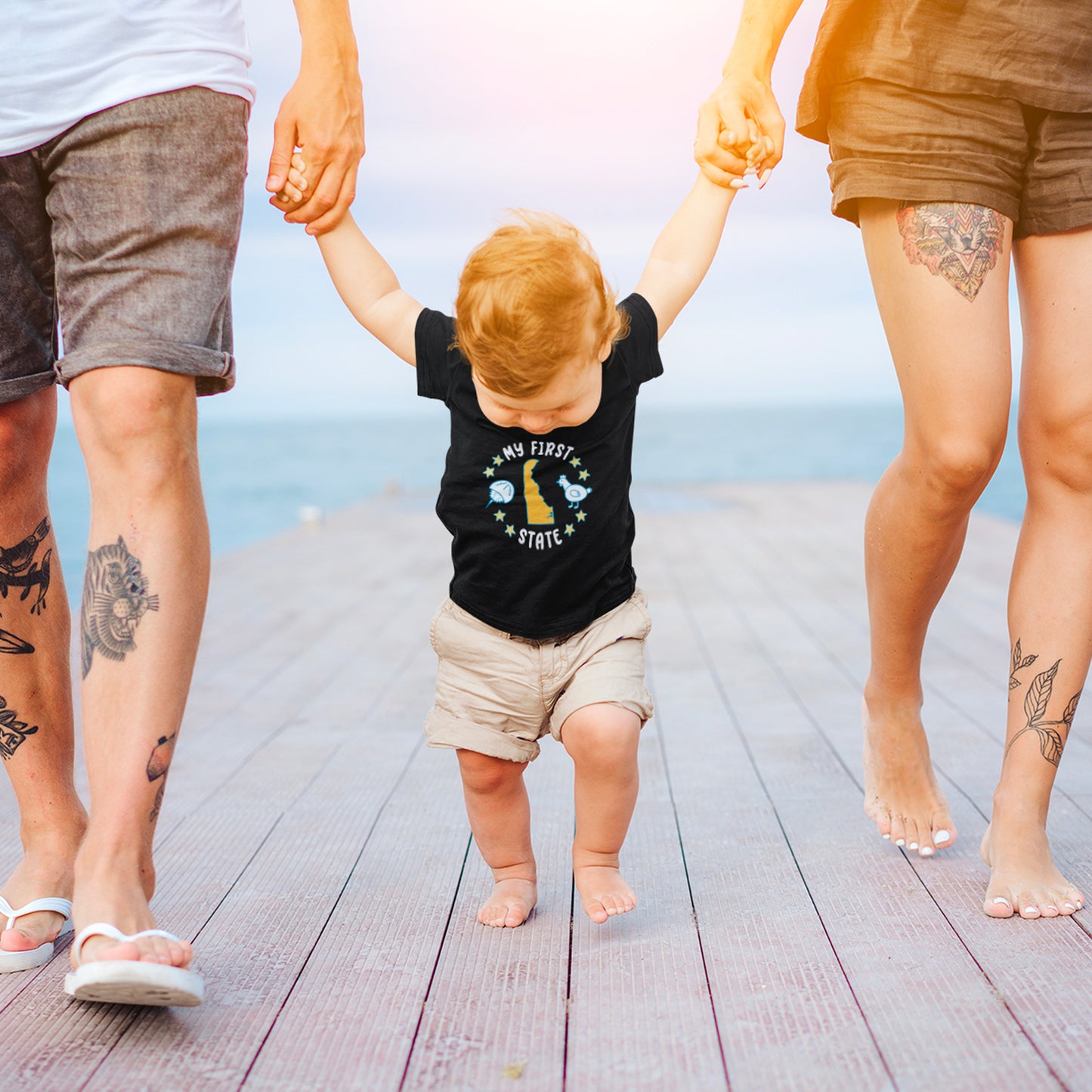 Delaware "My First State" Infant Tee, Baby Shirt