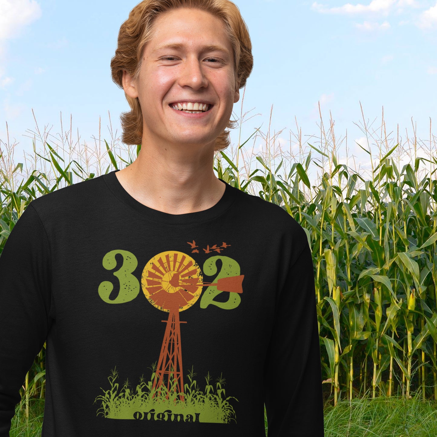 Delaware Farm Long Sleeve Tee