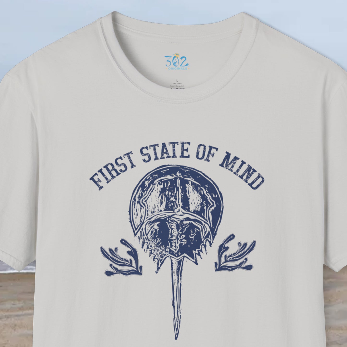 Delaware First State of Mind Horse Shoe Crab Tee