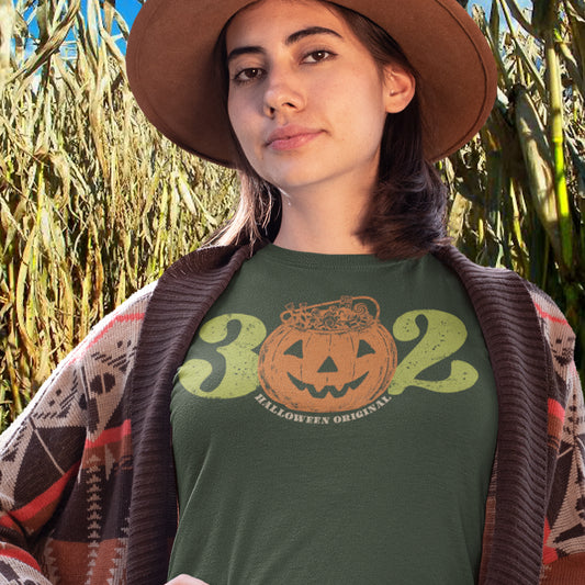 Halloween Pumpkin & Candy Long Sleeve T | 302 Originals