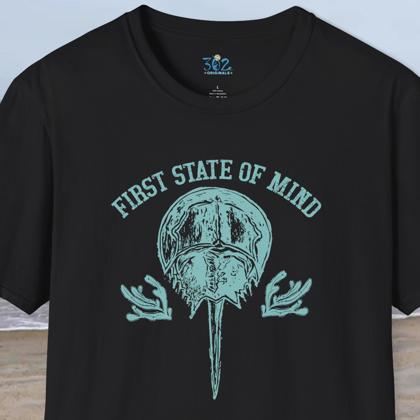 Delaware First State of Mind Horse Shoe Crab Tee