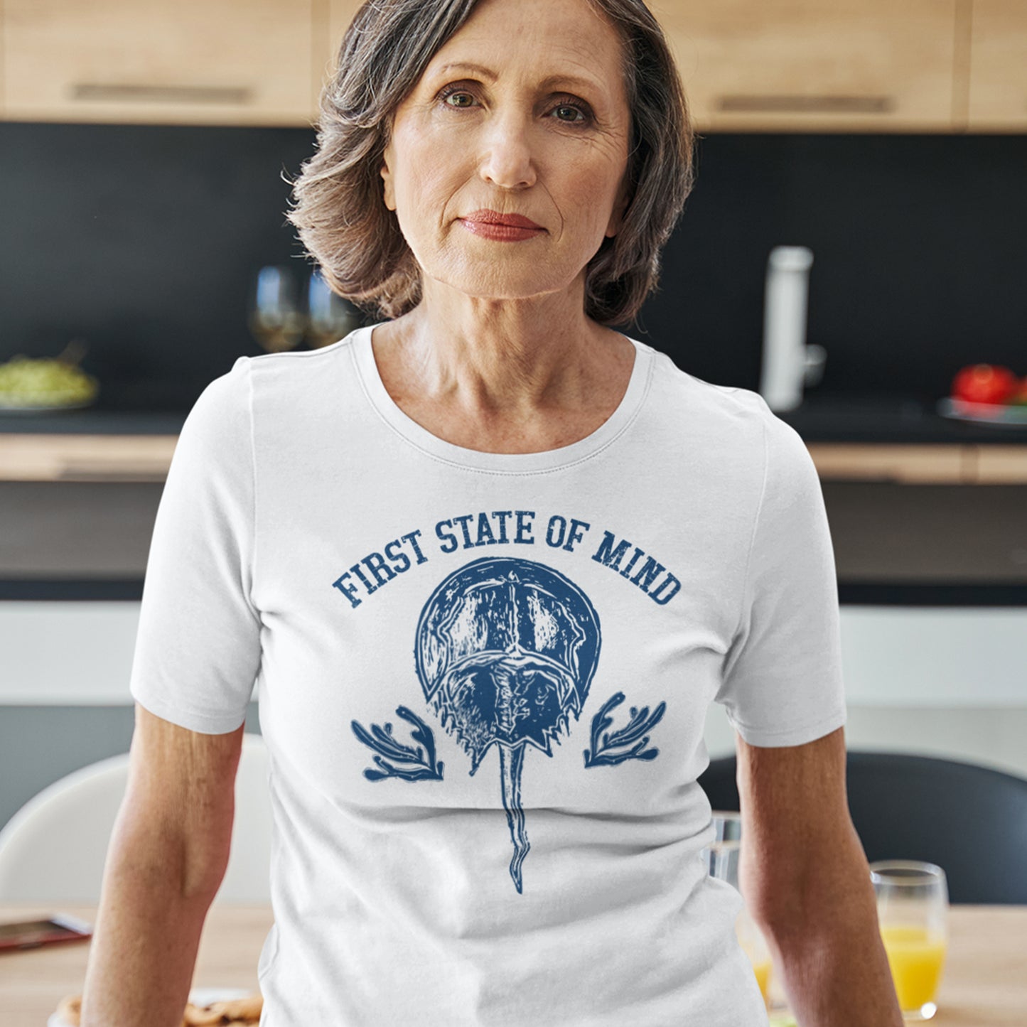 Delaware First State of Mind Horse Shoe Crab Tee