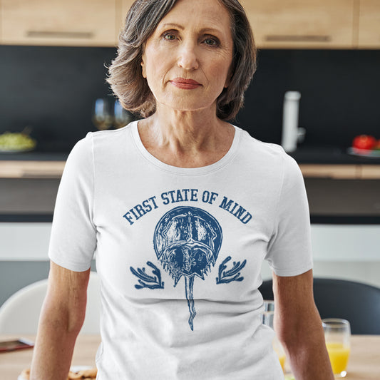Delaware First State of Mind Horse Shoe Crab Tee