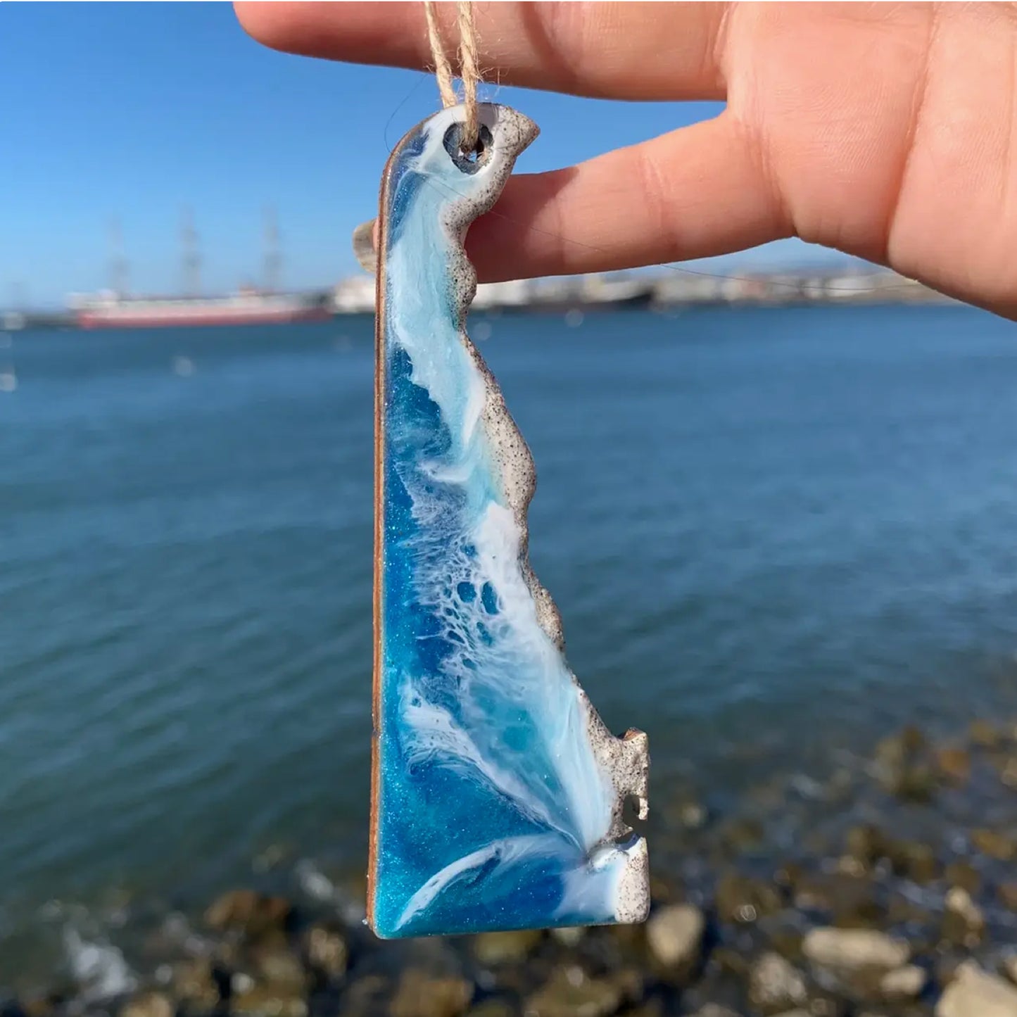 Delaware Ocean Ornament