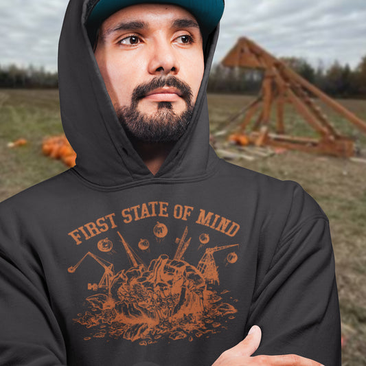 Delaware First State of Mind - Pumpkin Chunkin Hoodie