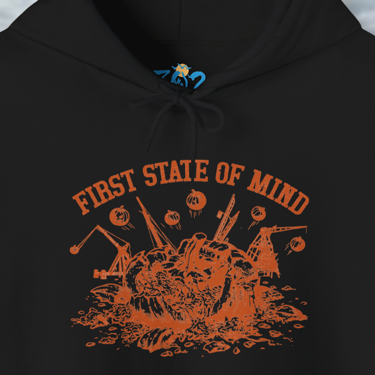 Delaware First State of Mind - Pumpkin Chunkin Hoodie