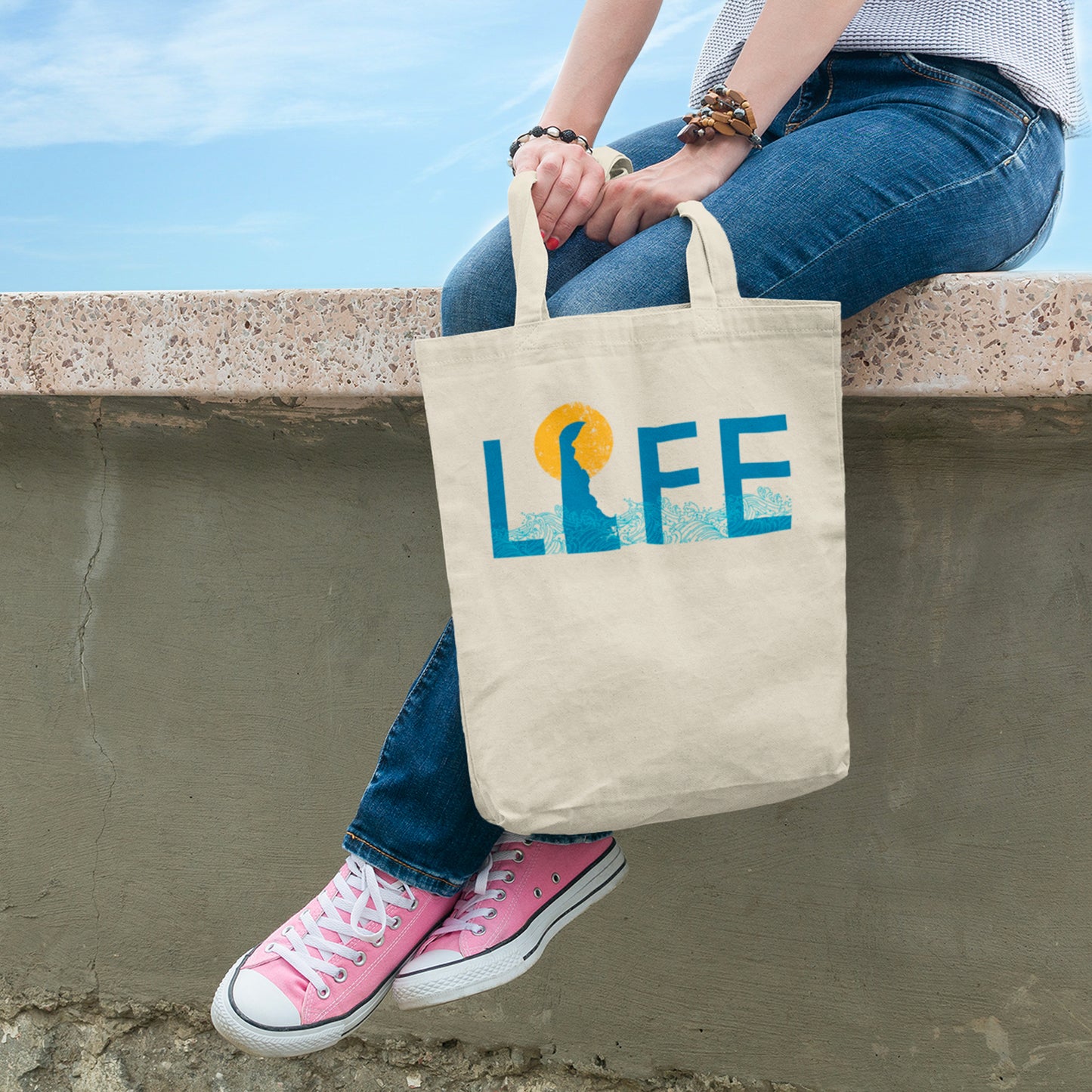 Original LIFE Cotton Canvas Tote Bag