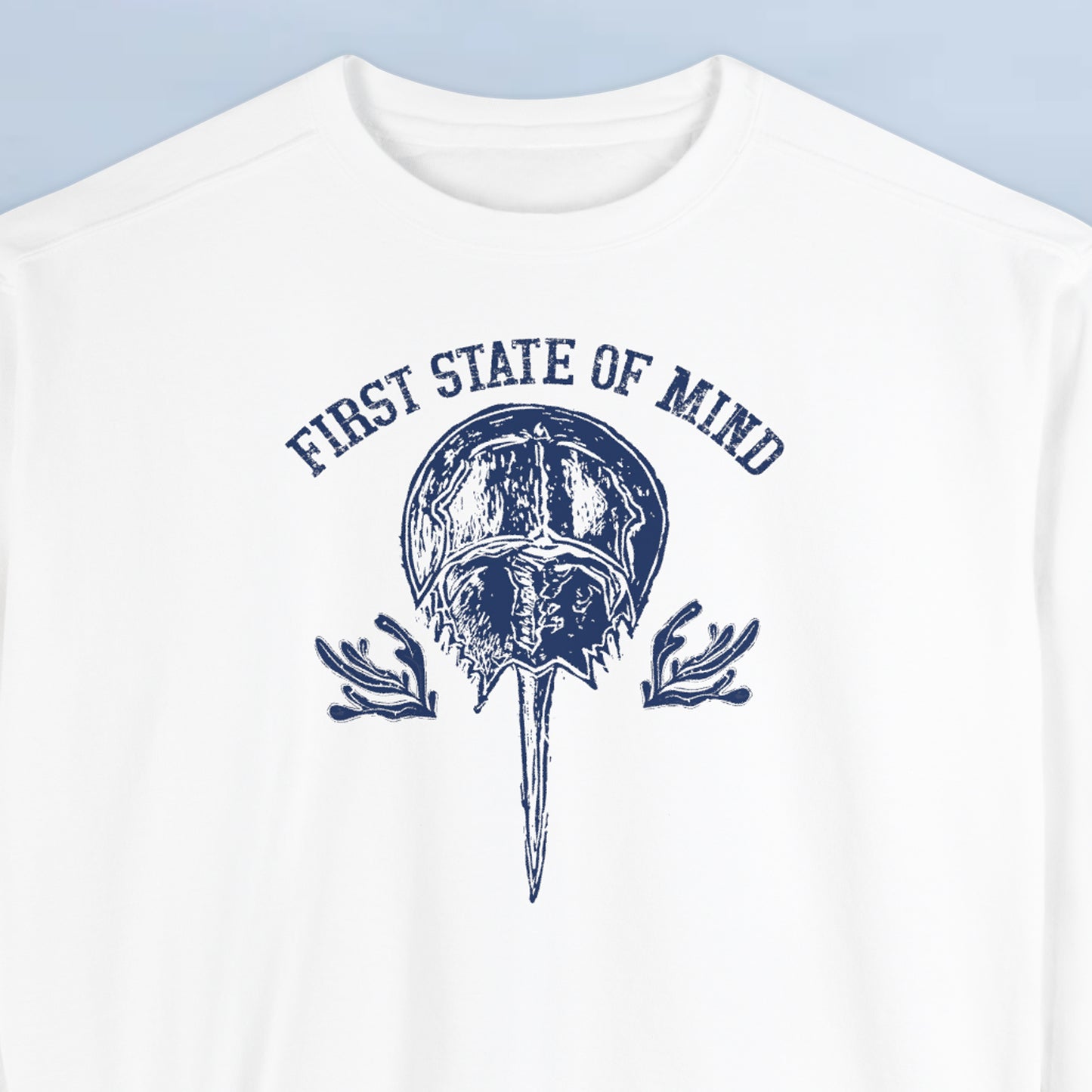 Delaware First State of Mind Horse Shoe Crab Cotton Long Sleeve Tee