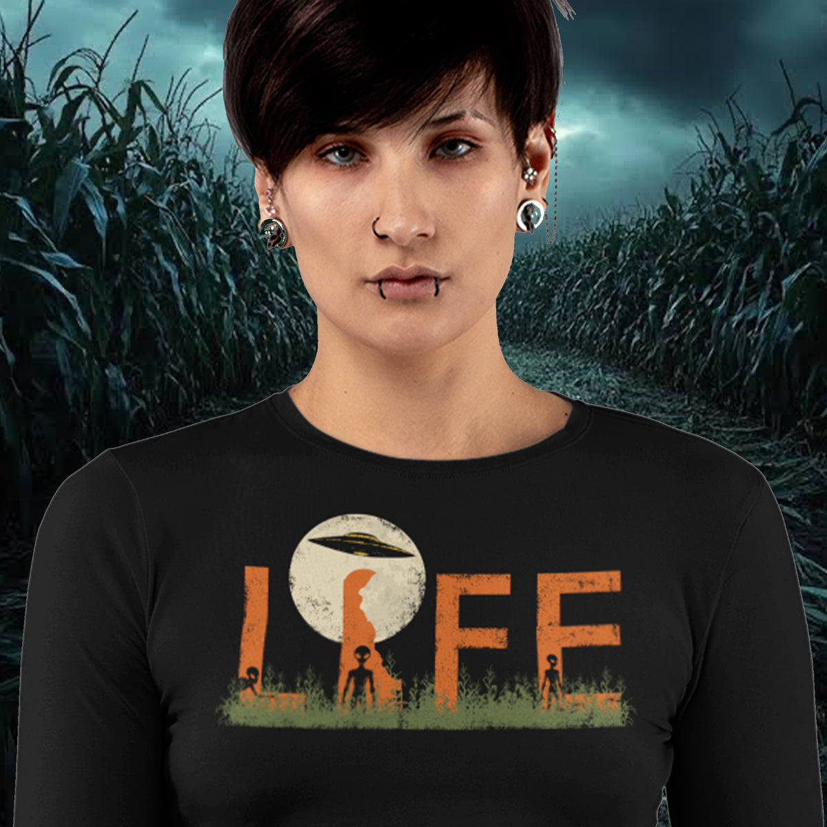 Delaware Alien LIFE Long Sleeve T | First State of Mind