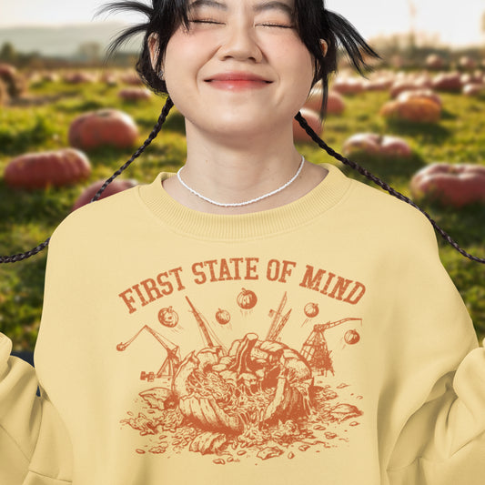 First State of Mind Delaware Pumpkin Chunkin Sweat Shirt