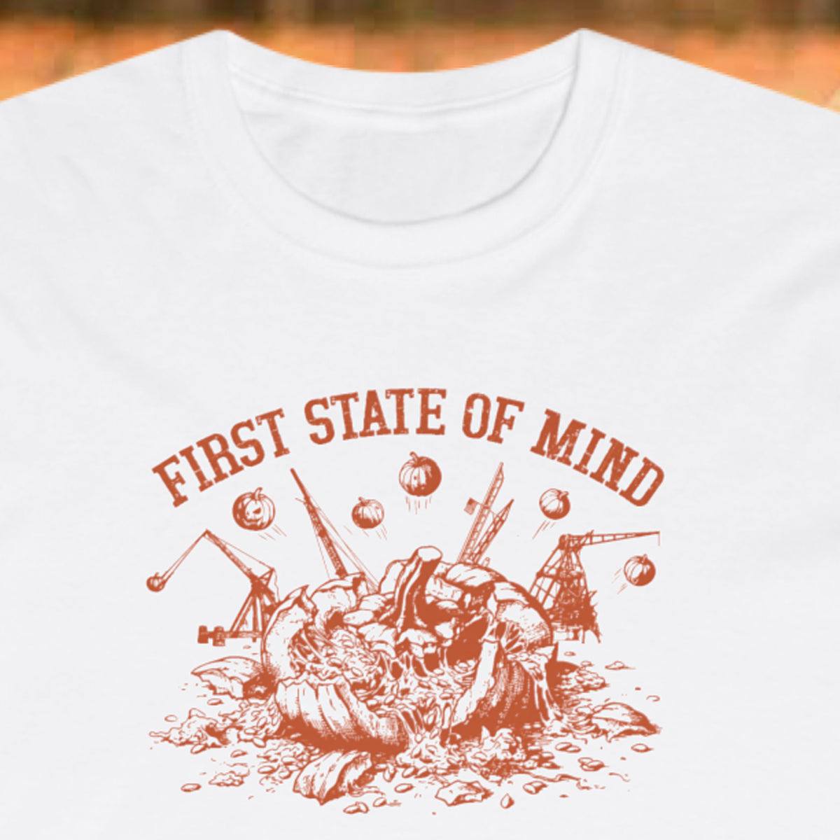 First State of Mind - Delaware Pumpkin Chunkin Long Sleeve T