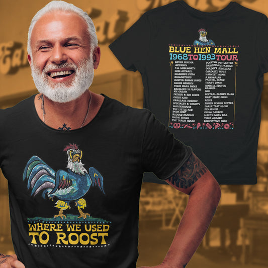 Where We Used To Roost - Dover Blue Hen Mall Tee