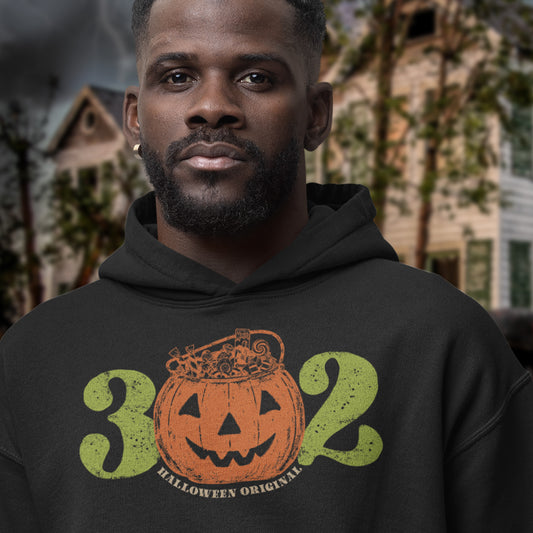 Delaware Halloween Pumpkin & Candy Hoodie | 302 Originals