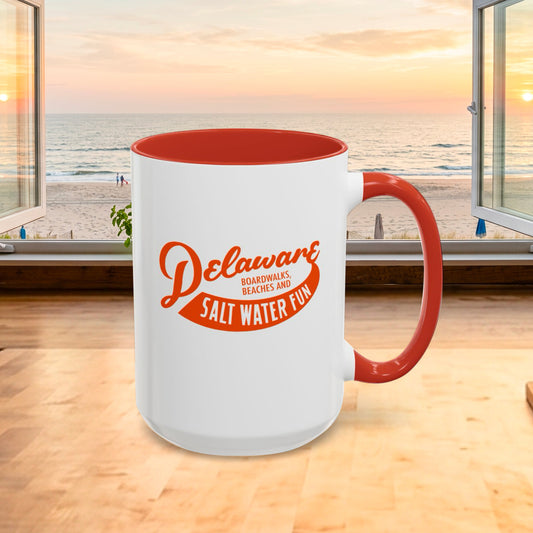 Delaware Salt Water Fun Coffee Mug (15oz or 11oz)