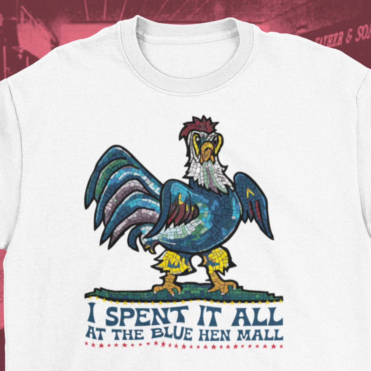 Spent it All - Dover Blue Hen Mall Tee