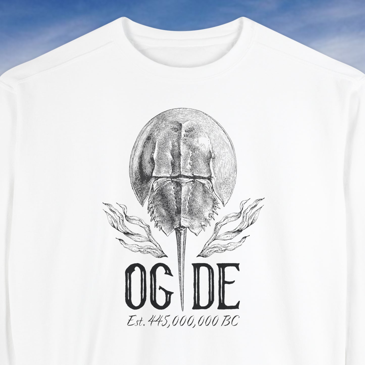 OG DE Delaware Horse Shoe Crab Unisex Sweat Shirt