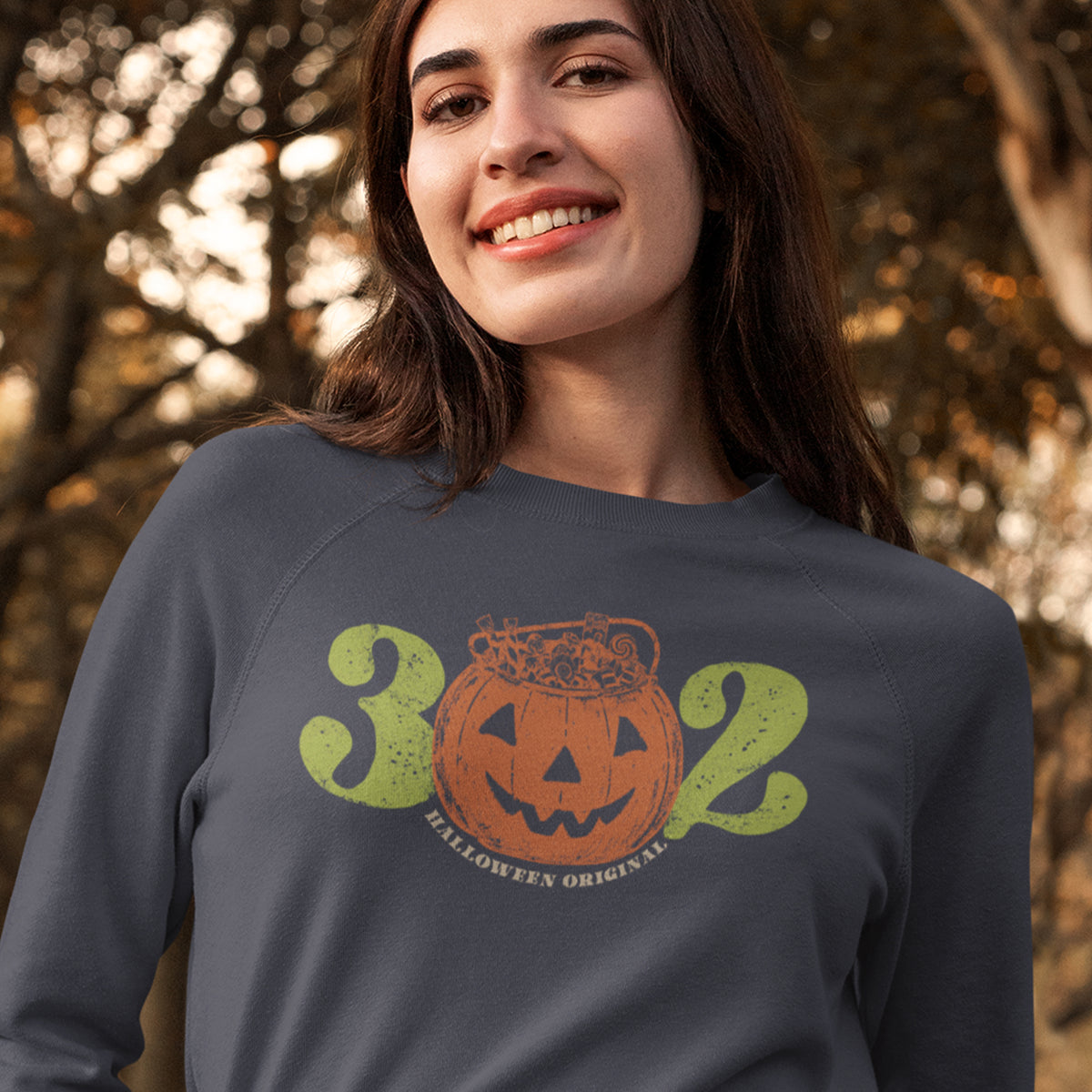 Halloween Pumpkin & Candy Sweat Shirt | 302 Originals