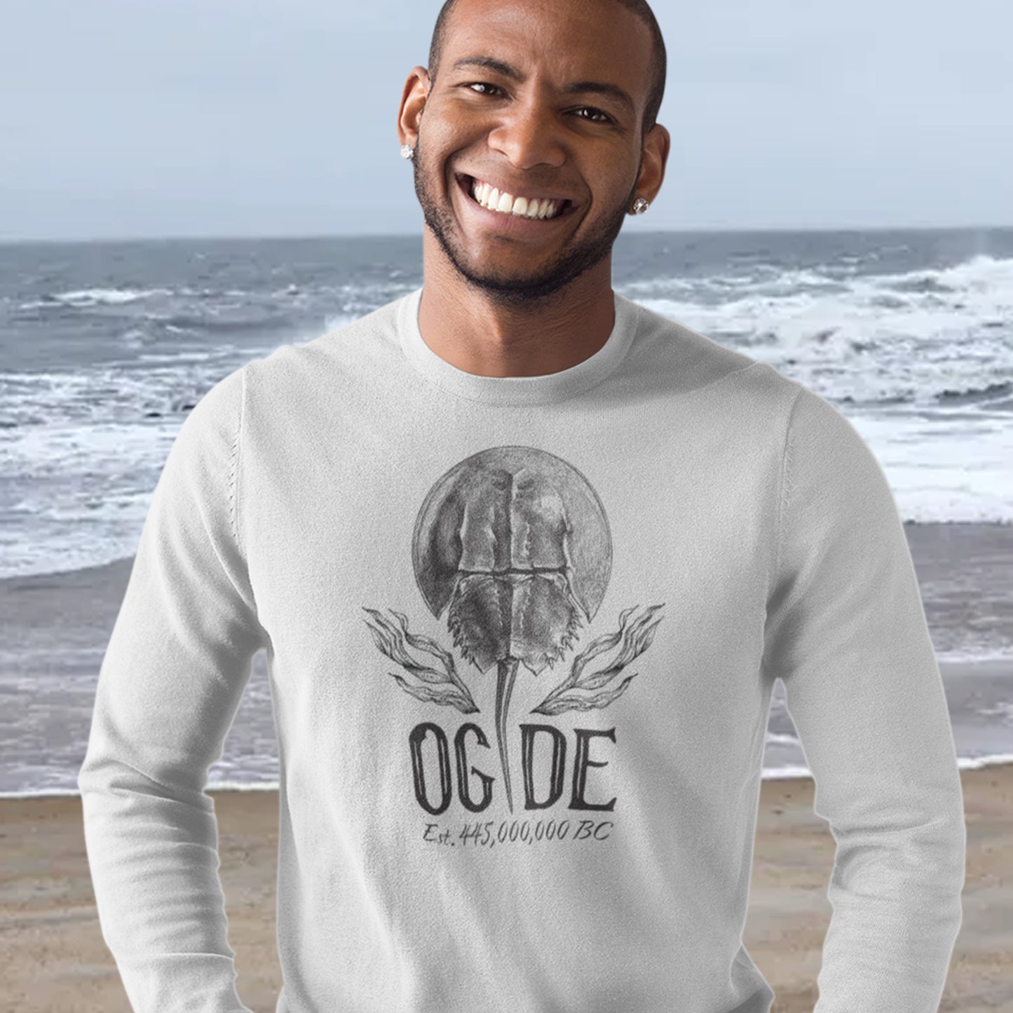 OG DE Delaware Horse Shoe Crab Unisex Sweat Shirt