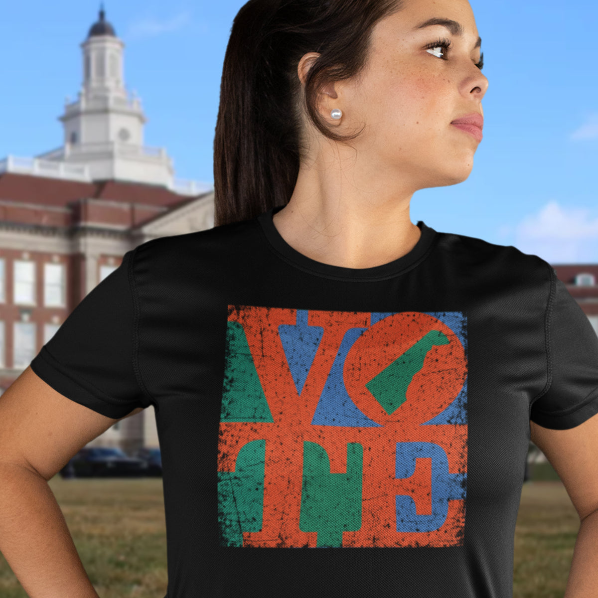 302 Originals VOTE Delaware Pride Graphic T Shirt