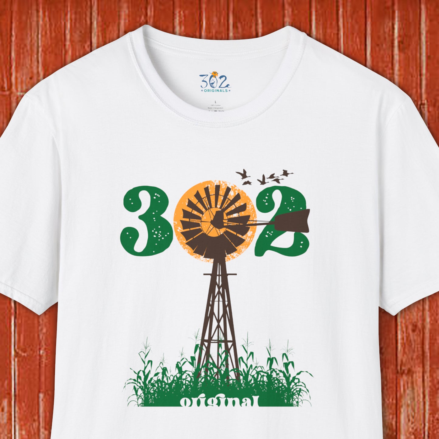302 Delaware Farm Crew Tee